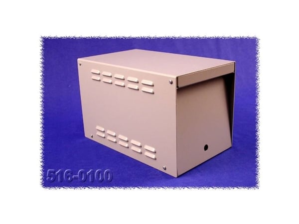 Hammond Electronics 516-0010 transformator-kabinet (L x B x H) 365 x 216 x 235 mm aluminium grå, 1 stk