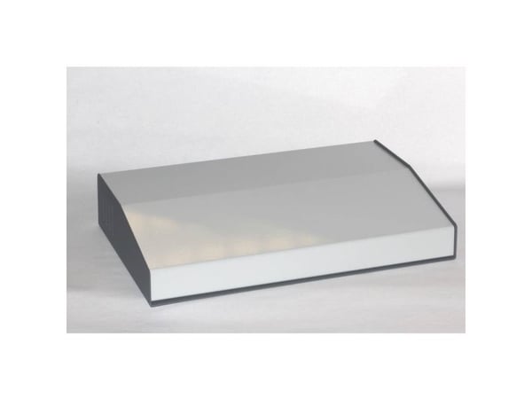 Hammond Electronics 500-0950 pult-kabinett (L x B x H) 204 x 299 x 58 mm aluminium grå 1 stk