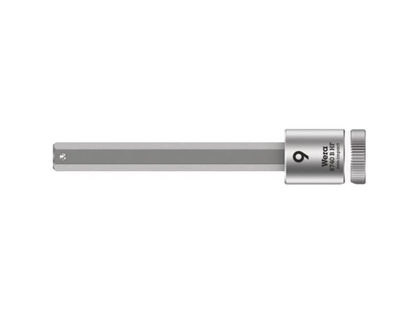 Wera 05003042001, Stikkontakt, 3/8", Metrisk, 1 hoder, 9 mm, Kromvanadiumstål