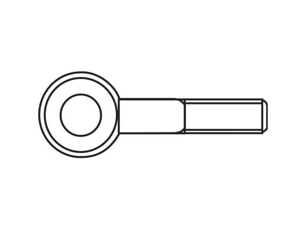 TOOLCRAFT Ringskrueøskner 15 mm Stål galvaniseret M4 50 stk
