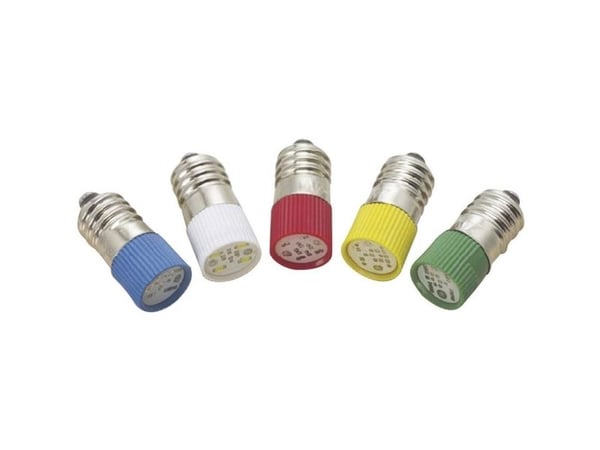 Barthelme 70113378 LED-signallampe hvit E10 24 V/DC, 24 V/AC 3,8 lm