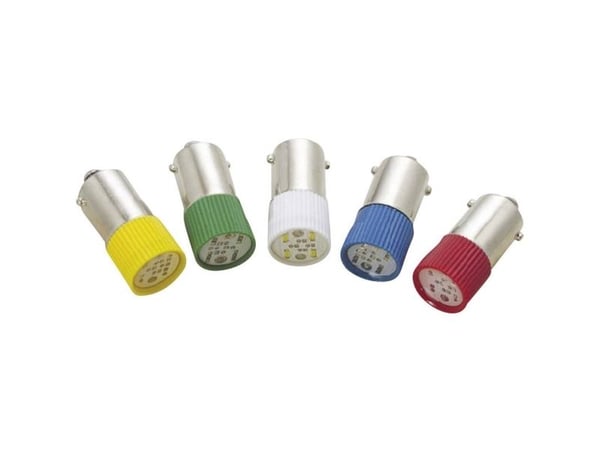 Barthelme 70113234 LED-signallampe grønn BA9s 24 V/DC, 24 V/AC 3,6 lm (70113234)