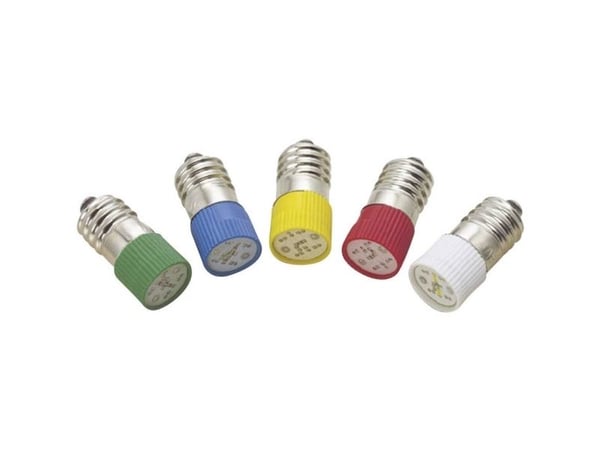 Barthelme 70113192 LED-signallampe Hvit E10 6 V/DC, 6 V/AC 2,2 lm