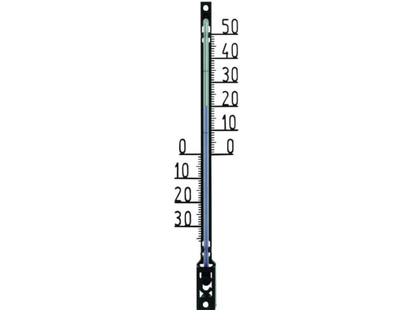 TFA-Dostmann 12.6001.01.90, Galileo-termometer, Utomhus, Analog, Svart, Plast, Vägg