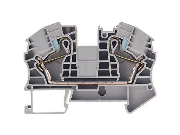 Siemens 8WH60000AK00 Gennemgangsklemme Indstiks-klemme Grå 50 stk