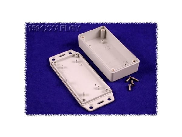 Hammond Electronics 1591XXAFLGY Yleiskotelo 100 x 51 x 26 ABS Harmaa 1 kpl
