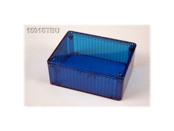Hammond Electronics 1591STBU universal-kapsling 110 x 82 x 44 polykarbonat blå 1 stk