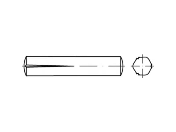 TOOLCRAFT TO-5438751 Korit naulat 5 mm teräs 100 kpl