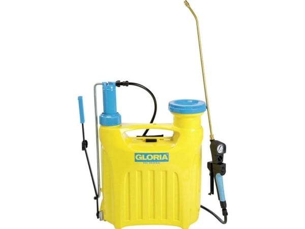 GLORIA Hobby 1200, Ryggsekkstil, 12 l, 12 l, Blå, Gult, Plast, Messing