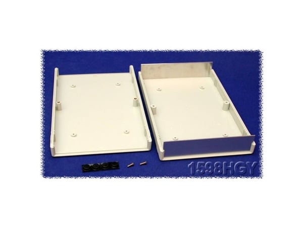 Hammond Electronics 1598HGY Instrumentskap 280 x 200 x 40 ABS grå 1 stk