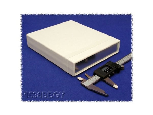Hammond Electronics 1598BBGY Instrumentskap 179 x 154 x 36 ABS grå 1 stk