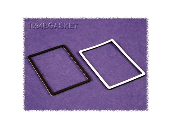 Hammond Electronics 1594CGASKET tetning silikon svart 2 stk