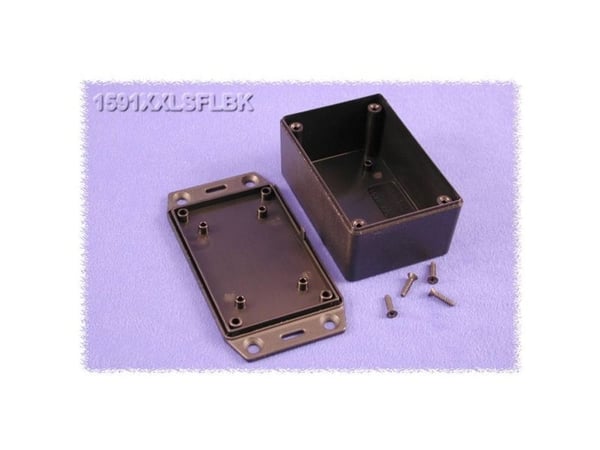 Hammond Electronics 1591XXLSFLBK Yleiskotelo 87 x 57 x 40 ABS Musta 1 kpl