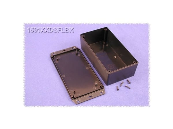 Hammond Electronics 1591XXDSFLBK universalkabinett 152 x 82 x 51 ABS svart 1 stk