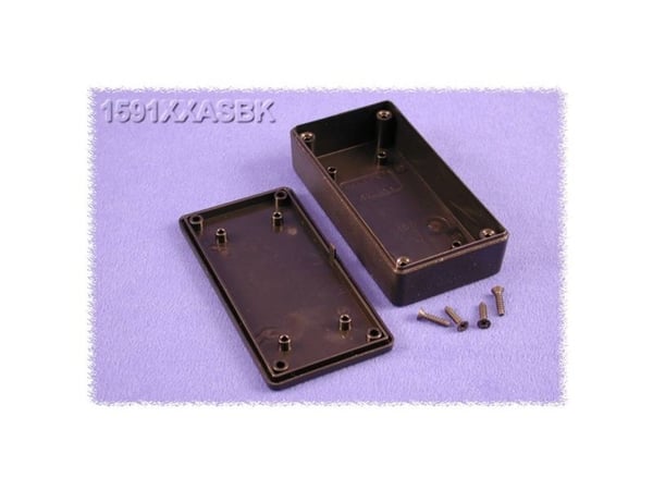 Hammond Electronics 1591XXASBK universalkabinett 100 x 51 x 26 ABS sort 1 stk