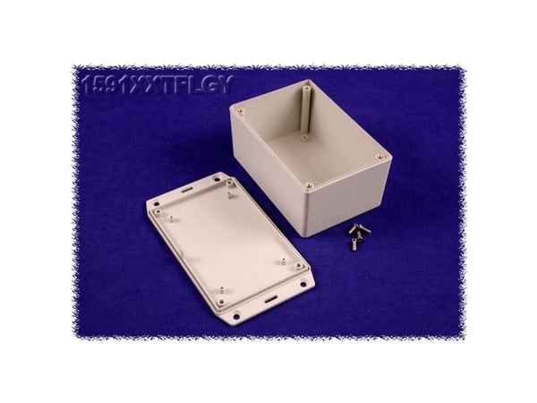 Hammond Electronics 1591XXTFLGY universal-kapsling 123 x 83 x 60 ABS grå (1 stk)