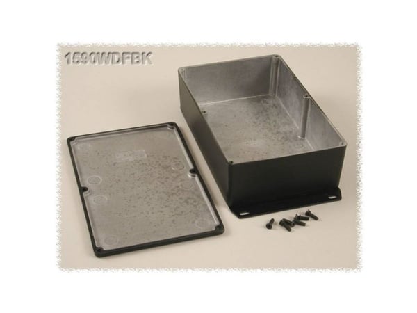 Hammond Electronics universalkabinett 1590WDFBK 187,5 x 119,5 x 56 mm aluminium svart (1 stk.)
