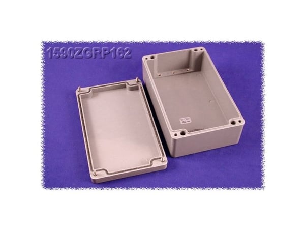 Hammond Electronics 1590ZGRP162 Universalkabinetti 260 x 160 x 90 Polyesteri Grå 1 stk 1 stk