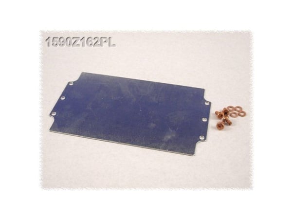 Hammond Electronics 1590Z162PL päätylevy teräslevy luonto 1 kpl
