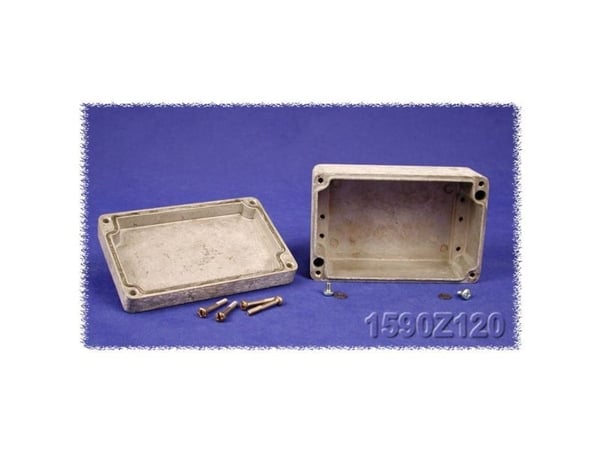 Hammond Electronics 1590Z164BK universalkabinett 361 x 120 x 80 aluminium sort 1 stk