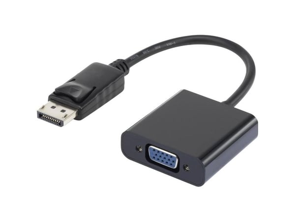 Renkforce RF-4212174, 0,12 m, DisplayPort, VGA (D-Sub), Hankoppling, Hankoppling, Rak
