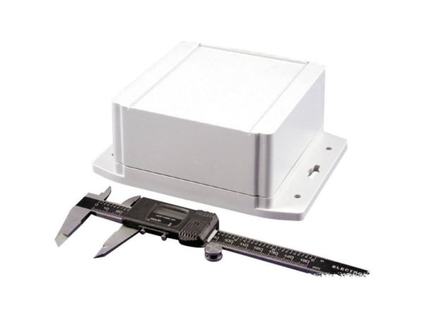 Hammond Electronics 1555NF42GY universal-kapsling 120 x 120 x 62 ABS lys grå 1 stk