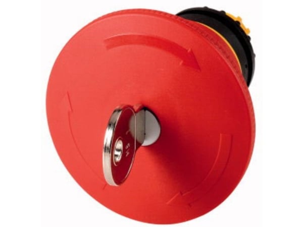 Eaton M22-PVS45P-MS1, Tryckknappsbrytare, Kabel, Svart, Röd, Gul, IP66, IP67, IP69K, UL, CSA, 45 mm