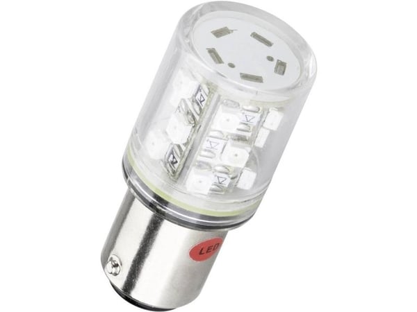 Barthelme LED-diodi BA15d Gul 24 V/DC, 24 V/AC 18 lm 52190212 52190212