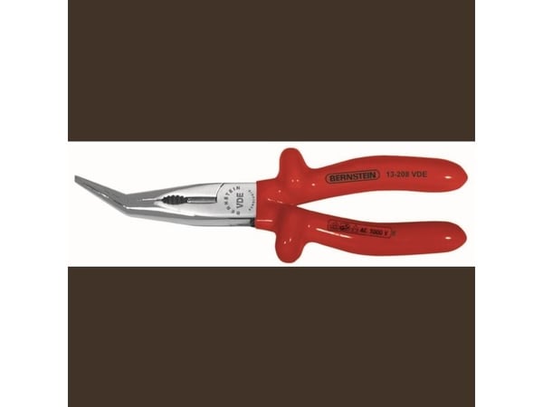 Bernstein Tools 13-208 VDE VDE VDE Telefontång 45° böjd 205 mm