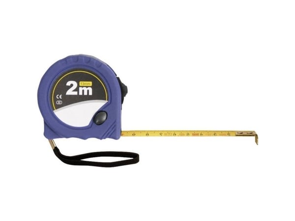 Bernstein 7-506, Rullelinjal, Plast, Blå, cm, MM Fiber, 2000 mm, 55 mm
