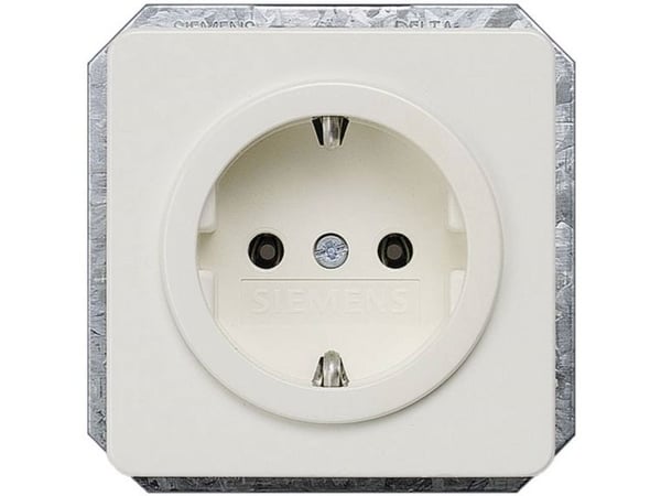 Siemens 5UB1403, Tyyppi F, CEE 7/4, Valkoinen, Muovi, IP20, 250 V