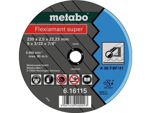 Metabo Flexiamant Super - Skärskiva - för stål - 230 mm