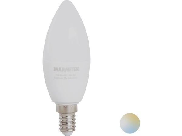 Marmitek Glow SE - LED-lyspære - form: C31 - mattslipt finish - E14 - 4.5 W (ekvivalent 35 W) - varm til kjølig hvitt lys - 2700-6500 K
