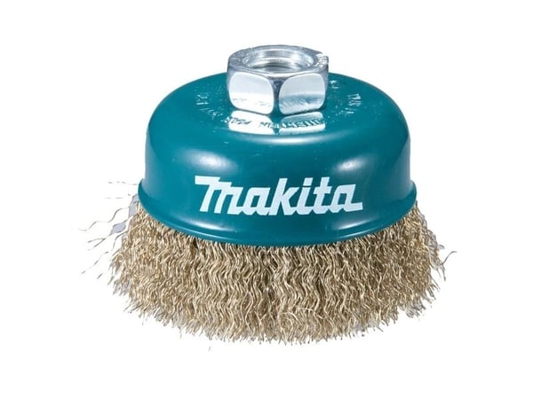 Makita - Trådkoppbørste - for stål, løvtre, maling, rust, weld edges - 60 mm - M14