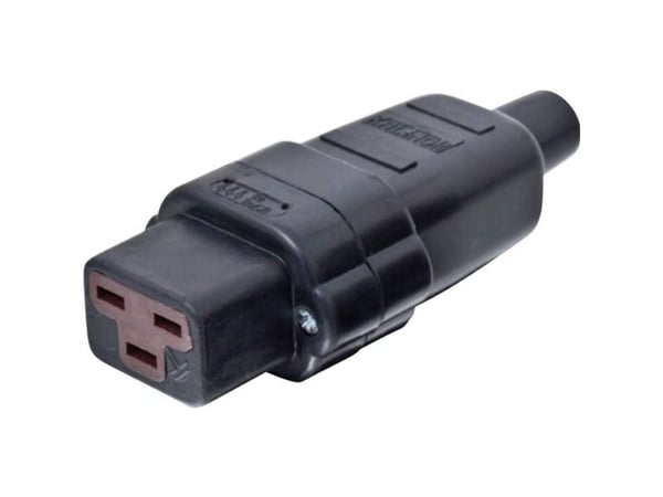 Kalthoff 444000 IEC-liitin Liitäntä, suora Navat yhteensä: 2 + PE 16 A Musta 1 kpl