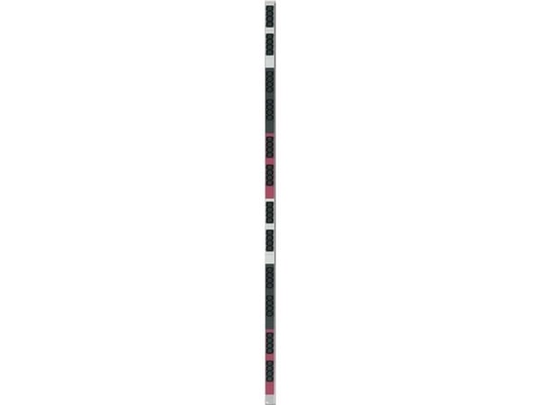 Bachmann 800.0114, 48 AC-pistorasia(a), C13 liitin, 400 V, 50 Hz, 16 A, Musta, Punainen, Valkoinen