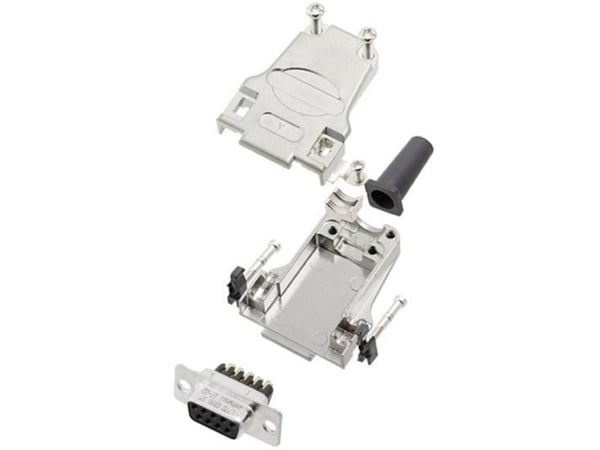 Amphenol L17DTZF25-RG+L77DB25SST D-SUB stiftradsats 180° poltall 25, skruer 1 stk
