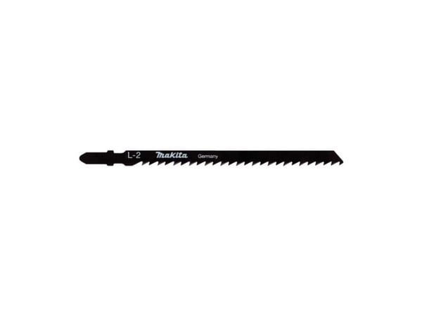 Makita L-2 - Stikksagblad - for tre, plast, kryssfinér, paller, finertre, polyvinylklorid (PVC) - 5 deler - T-skaft - lengde: 132 mm - for Makita D...