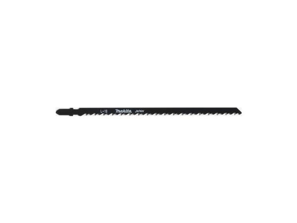 Makita L-10 - Stikksagblad - for tre, plast, kryssfinér, finertre, polyvinylklorid (PVC) - 5 deler - T-skaft - lengde: 180 mm - for Makita DJV182Z