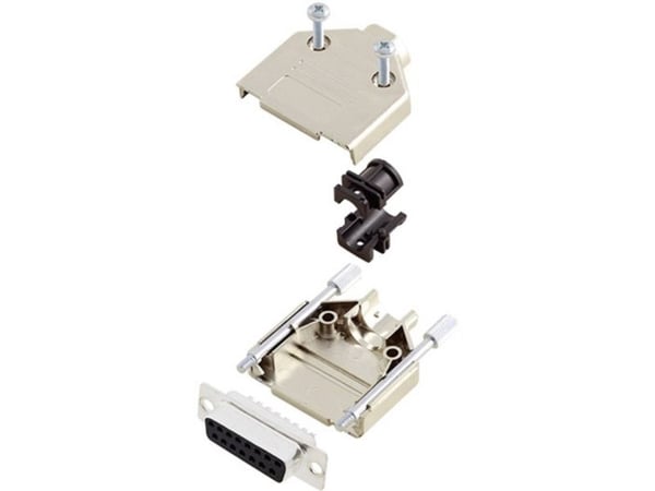 Amphenol L17DTPK-M-25+L77SDB25S D-SUB sokkel-/pinlist-sett 180° Poltall: 25 Lodde 1 stk
