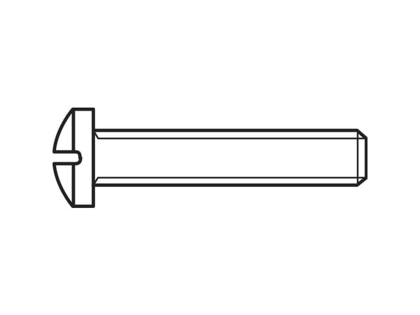 TOOLCRAFT 815381 linseskruer M3 16 mm kryss spor Philips DIN 7985 stål galvanisert 100 stk