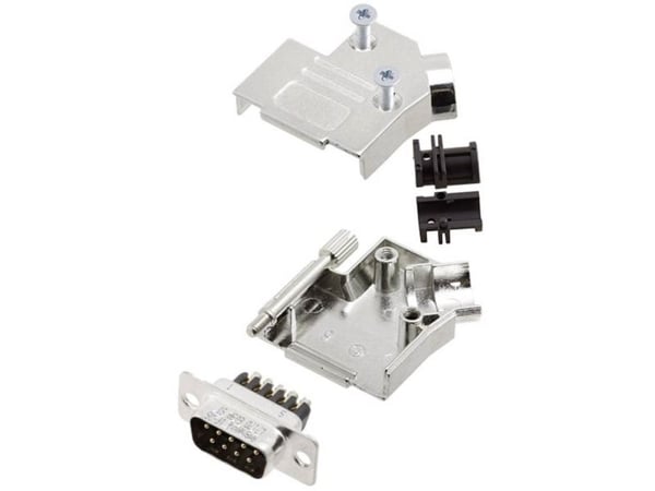 Amphenol L17D45ZK09+L717DE09PST D-SUB tappilistasarja 45° Napaluku: 9 Ruuvit 1 kpl