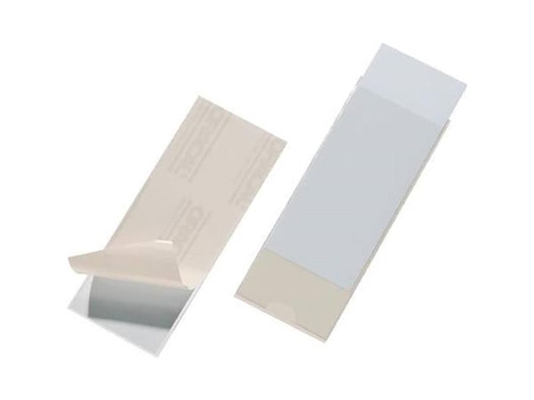 Durable Pocketfix, Läpinäkyvä, Suorakulmio, Polypropeeni (PP), 60 mm, 150 mm, 10 kpl