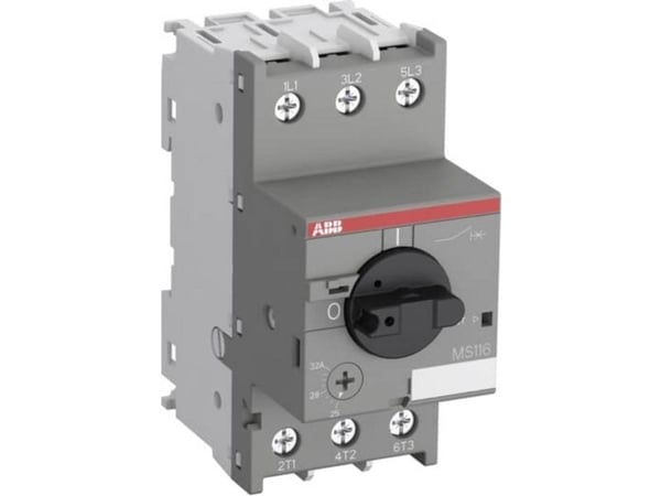 ABB MS116-25, Harmaa, IP20, 1 kpl, UL_E137861 CB CCC cUL DNV GL EAC, 50/60 Hz, 690 V