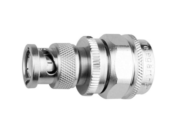 Telegärtner J01008A0090 J01008A0090 koaksialadapter BNC-stik - N-stik 1 stk.