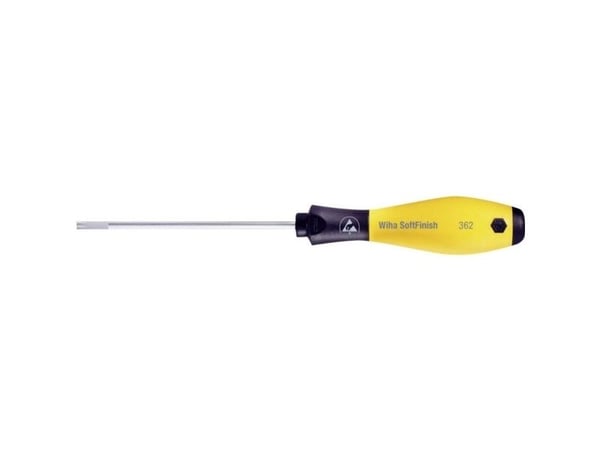 Wiha 362ESD, 16,4 cm, 32 g, Svart, Gul
