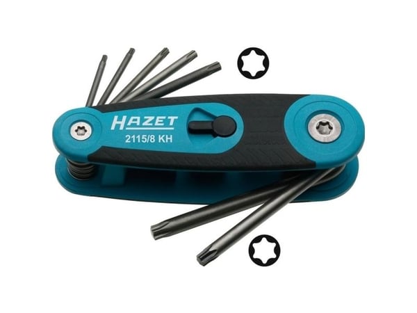 Hazet Torx-kulmaruuvimeisselisarja 8 kpl