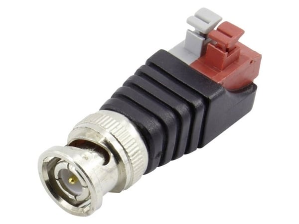 Conrad Components 93014c1022 BNC-liitin Liitin, suora 50 Ω 1 kpl