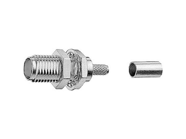 Telegärtner SMA kabelinnbyggingskontakt Crimp G07 C0803, Z36, G07 (RG-316/U), gull (standard) - 5 stk (J01151A0671)