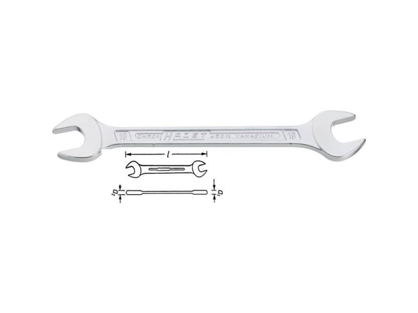 HAZET 450N-36X41, Kromvanadiumstål, Kromfarget, 36x41 mm, 396,7 mm, 836 g, 1 stykker